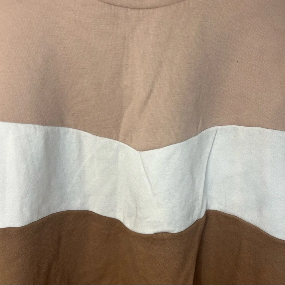Fixmatti Brown Colorblock 2-Piece Sweatsuit Set, Size XL, Sweatshirt & Joggers - Picture 6 of 16